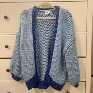 Chunky knit cardigan